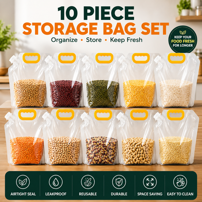 Reusable Airtight Grain Storage Bags with Handle